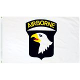 3'x5' 101st Airborne Outdoor Light-Poly Flags