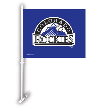 Colorado Rockies Car Flag