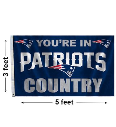 3'x5' New England Patriots Country Outdoor Flag