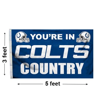 3'x5' Indianapolis Colts Country Outdoor Flag