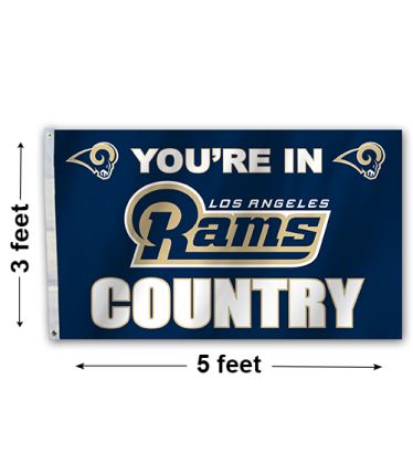 3'x5' Los Angeles Rams Country Outdoor Flag