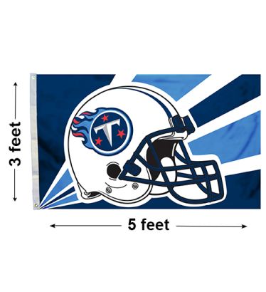 3'x5' Tennessee Titans Helmet Outdoor Flag